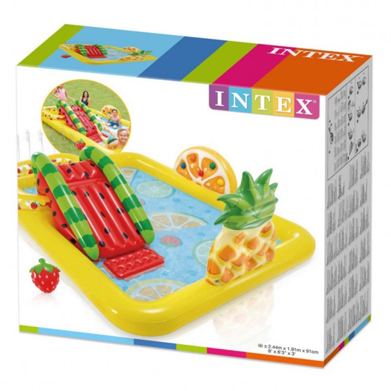 Centro de juegos hinchable Intex Fun 'N Fruity con tobogán 57158NP