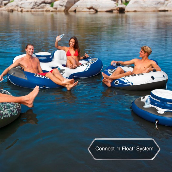 Flotador hinchable doble Intex River Run 2 con nevera 58837EU