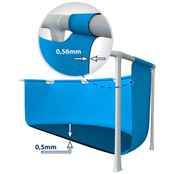 Espesores piscina Intex Small Frame 28270NP