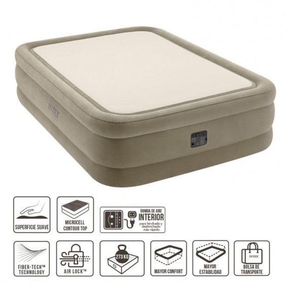 Cama hinchable Intex Thermalux doble 64478NP