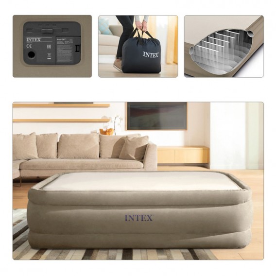 Cama hinchable Intex Thermalux doble 64478NP