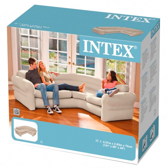 Sofá hinchable rinconera Intex 68575NP