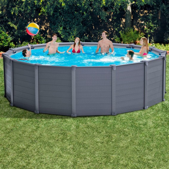 Piscina Intex Graphite Panel 478x124 26384NP