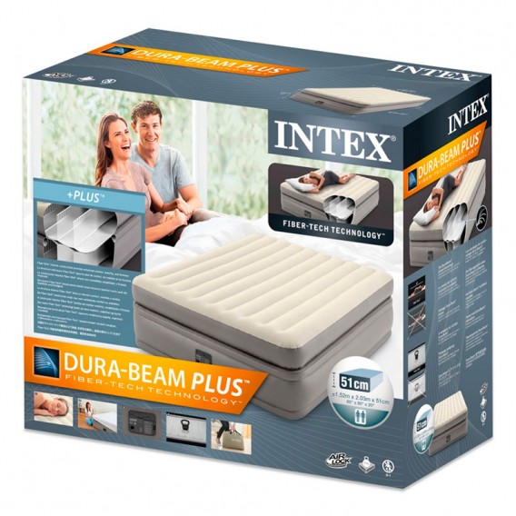 Cama hinchable Intex Prime Comfort Elevated doble 64164NP