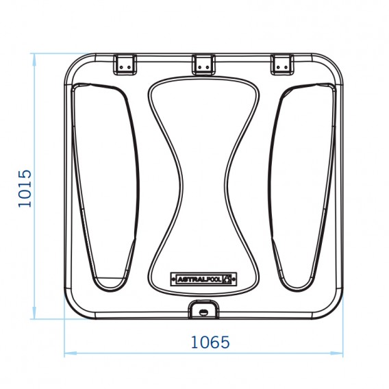 Dimensiones tapa Ramses AstralPool 38451R0002