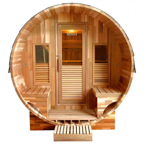 Sauna exterior de vapor Gaïa Rossa