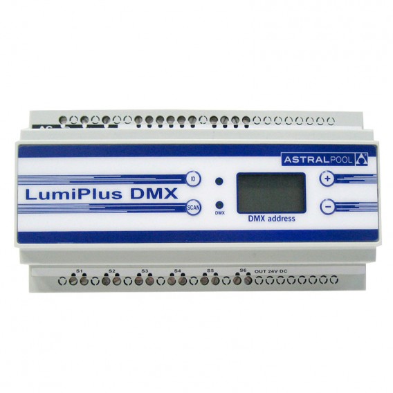 Alimentador DMX LumiPlus Mini y Quadraled AstralPool