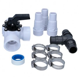 Kit bypass 32-38 mm bomba calor piscina elevada Poolex