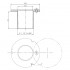 Dimensiones boquilla aspiración inox AstralPool 21644