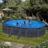 Piscina Gre Kea ovalada grafito KIT610GF