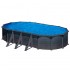 Piscina Gre Starpool ovalada grafito PROV738GF