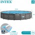 Dimensiones piscina Intex Greywood Prism Frame 26744NP