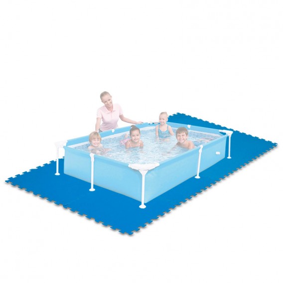 Protector suelo Intex para piscinas 50x50x1 cm 8 piezas