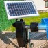Enrollador automático solar manta piscina enterrada Gre SCR55