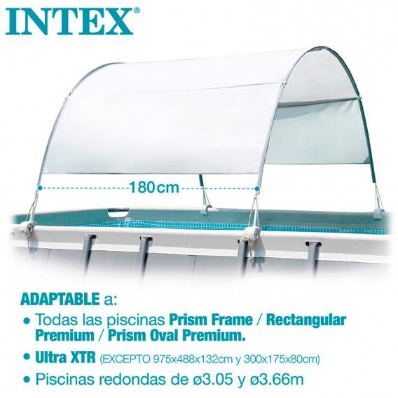 Toldo parasol para piscinas Intex 28054