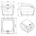 Compacto semienterrado Kefren dimensiones