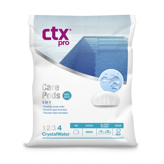 CTX Care Pods tratamiento piscina multifunción 3-en-1