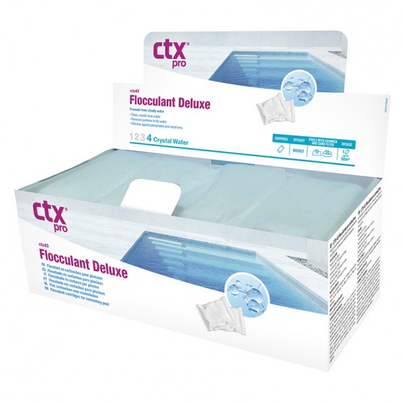 Floculante Deluxe cartuchos 1 kg CTX-43