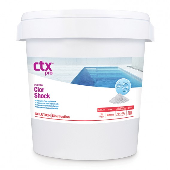 Cloro rápido de choque dicloro granulado CTX-200GR 25 kg