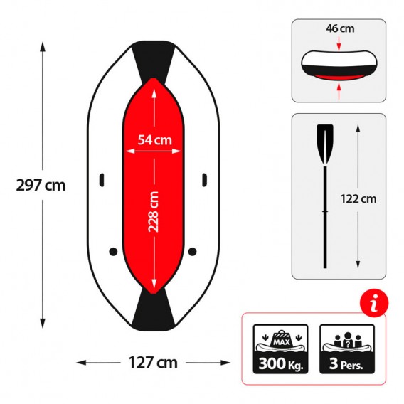 Barca hinchable Intex Mariner 3 68373NP