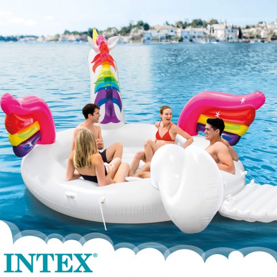 Unicornio hinchable gigante Intex 57266EU