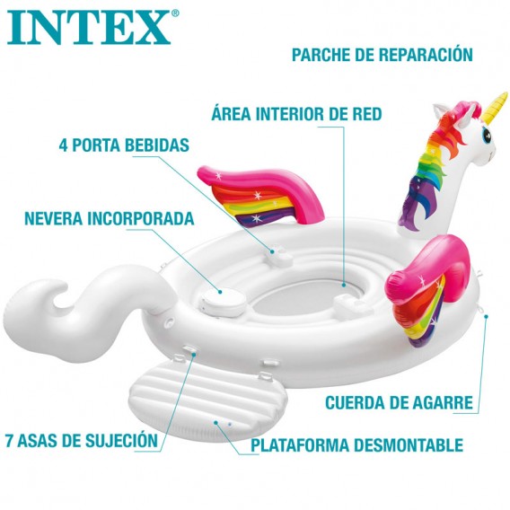 Unicornio hinchable gigante Intex 57266EU