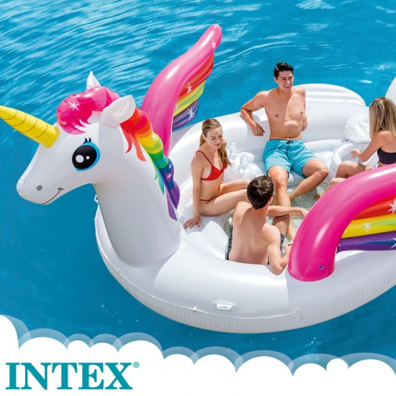 Unicornio hinchable gigante Intex 57266EU