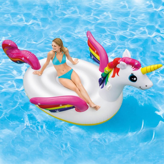 Mega colchoneta hinchable Unicornio Intex 57281EU