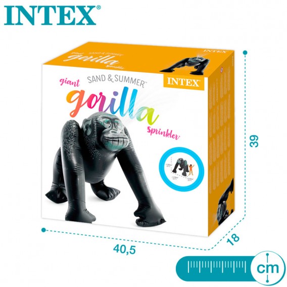 Gorila gigante hinchable con rociador Intex 56595NP