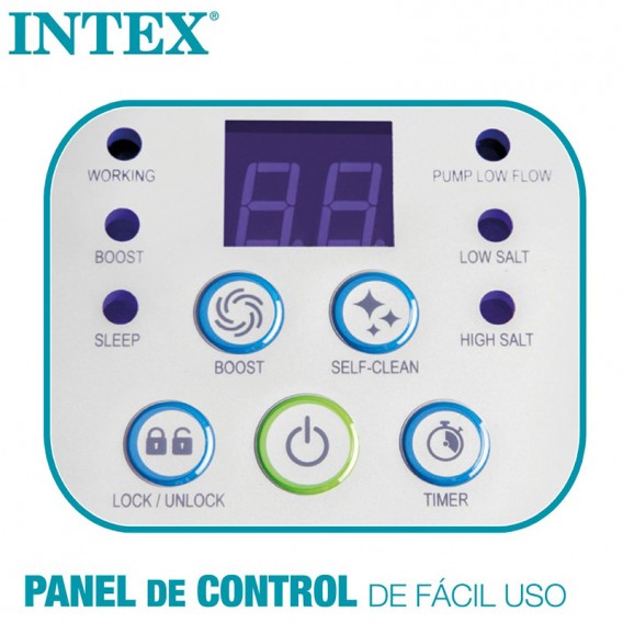 Clorador salino Intex Krystal Clear 17m³ 26664