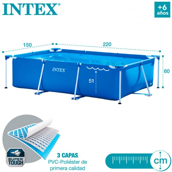 Piscina Intex Small Frame 220x150x60 28270NP