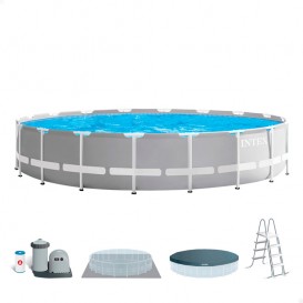 Piscina Intex Prisma Frame 610x132 con depuradora 26756NP