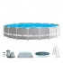 Piscina Intex Prisma Frame 610x132 con depuradora 26756NP