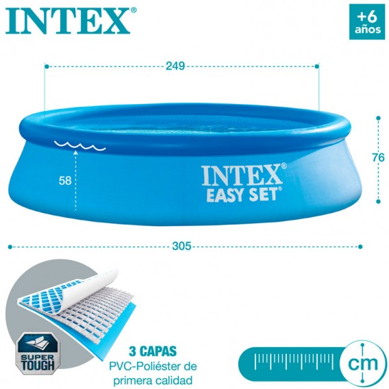 Piscina Intex autoportante Easy Set 305x76 28120NP