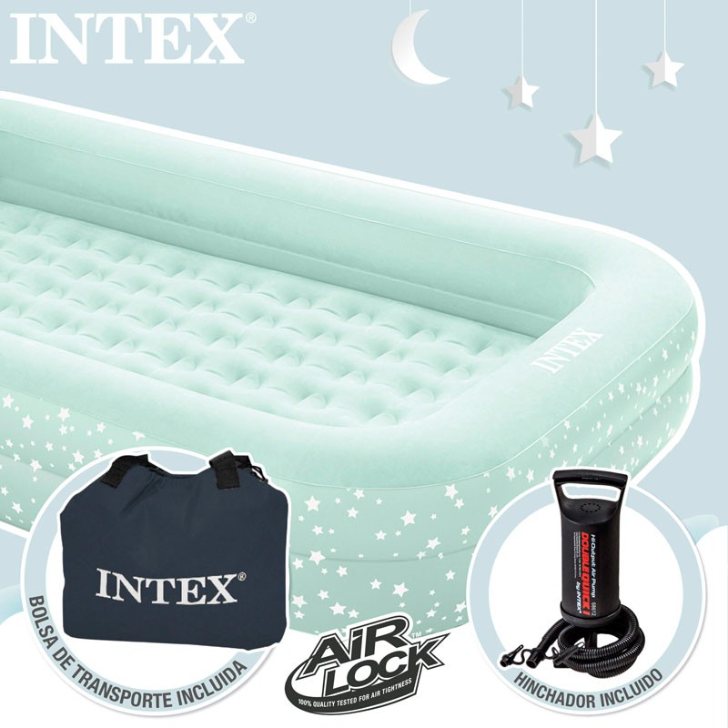 Cama hinchable de viaje para niños Intex 66810NP