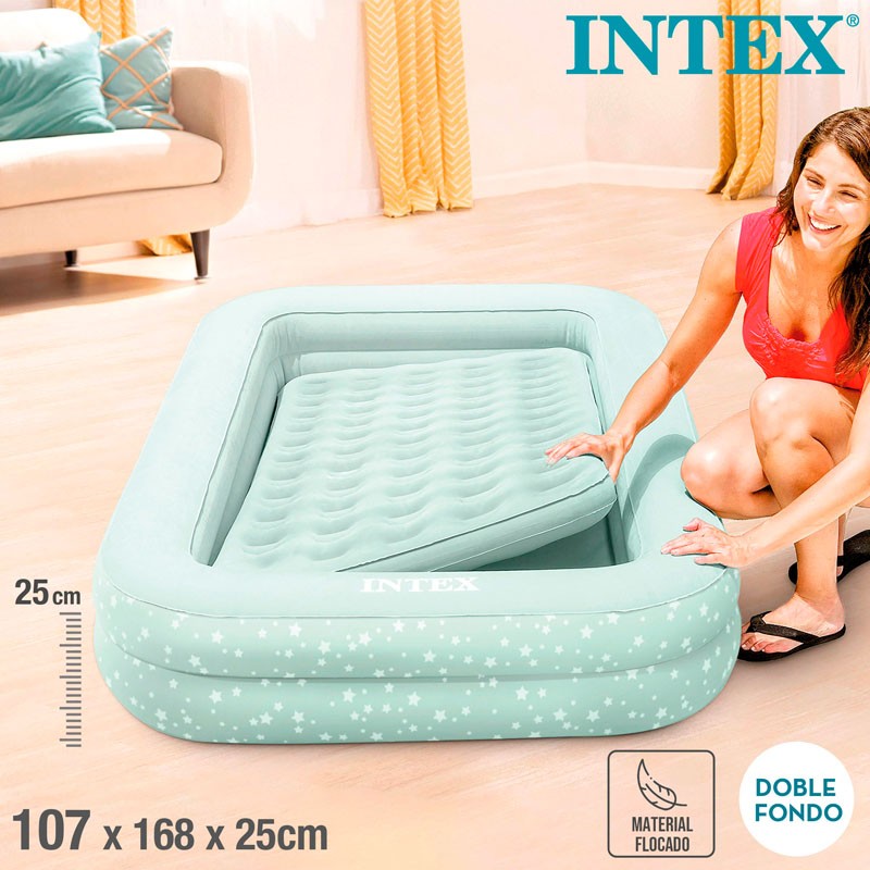 Cama viaje niños Intex 66810NP Poolaria