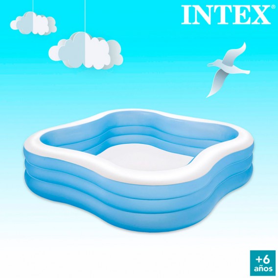 Piscina hinchable familiar Intex 229x229x56 57495NP