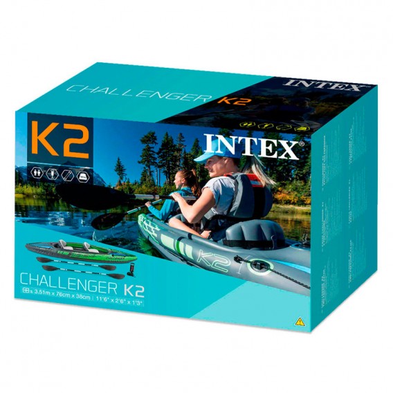 Kayak canoa hinchable Intex Challenger K2 68306NP