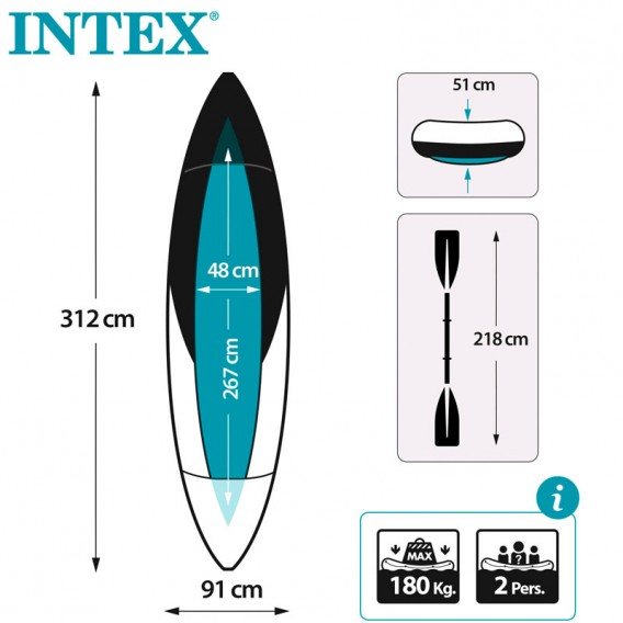 Kayak Intex Explorer K2 68307NP