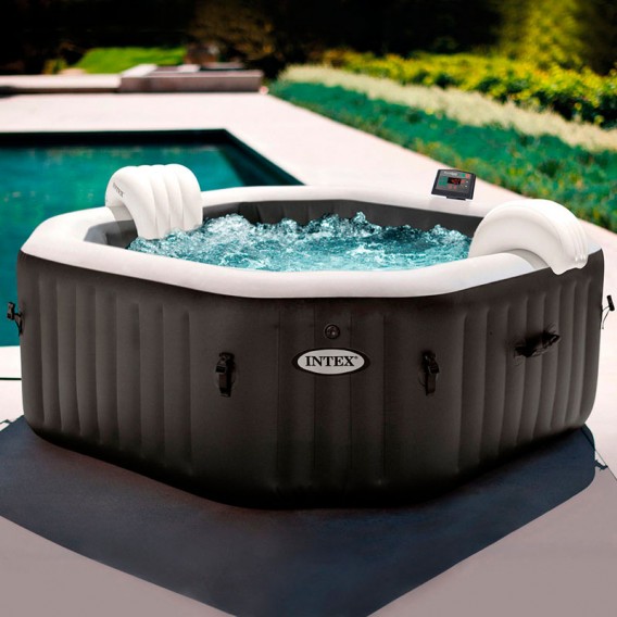 Spa hinchable Intex PureSpa Deluxe Jets y burbujas 28458EX