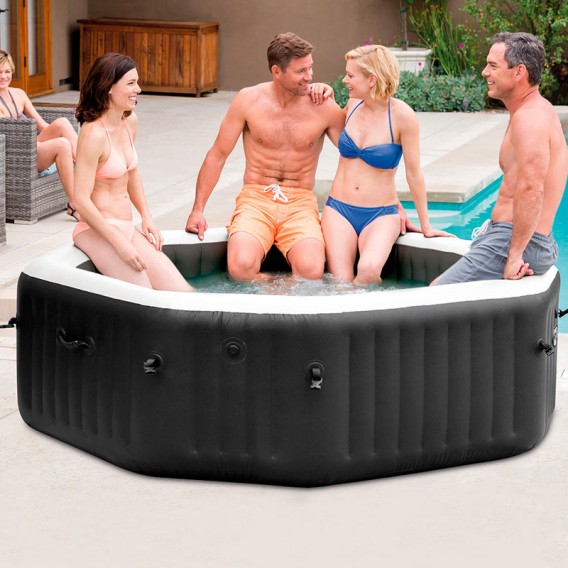 Spa hinchable Intex PureSpa Deluxe Jets y burbujas 28458EX