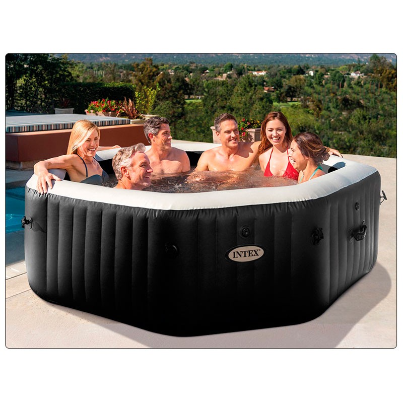 Jacuzzi hinchable INTEX Greystone Deluxe 6 personas