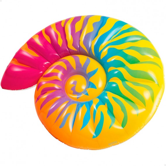 Colchoneta hinchable Intex Rainbow Seashell 58791EU