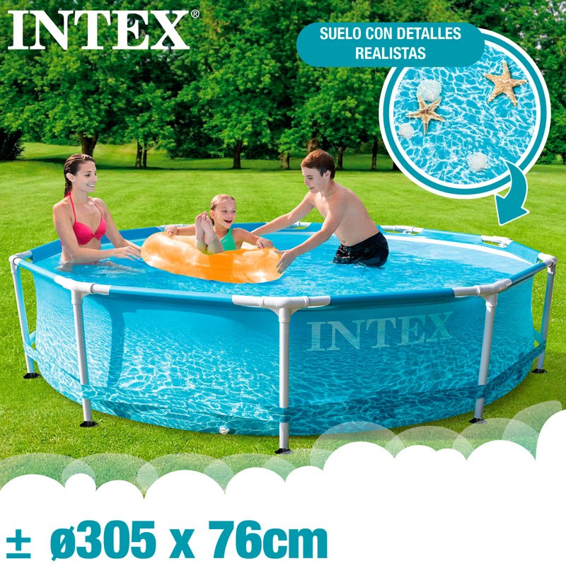 Piscina Intex Beachside Metal Frame 305x76 28206NP