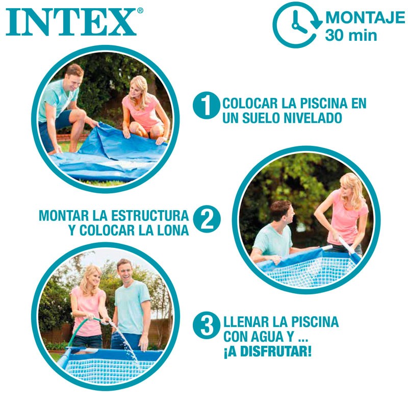 Piscina hinchable Intex rectangular 305x183x56 58484NP