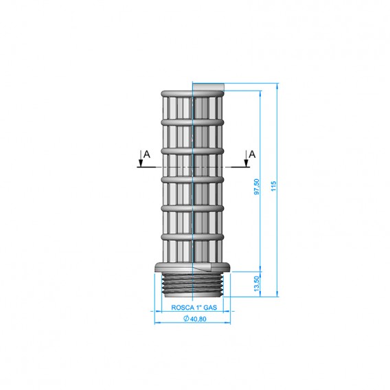 Brazo colector 1" 110 mm AstralPool 4404300917