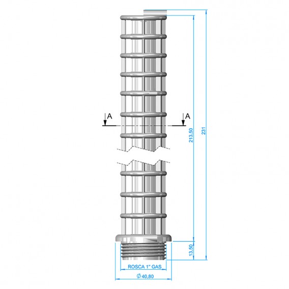 Brazo colector 1" 225 mm AstralPool 4404300916