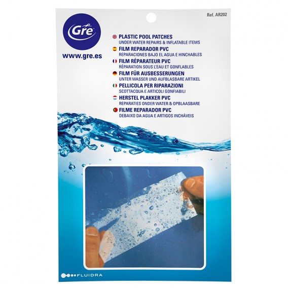 Film reparador de PVC para liner de piscina Gre AR202