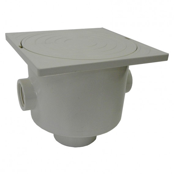 Caja conexiones encolar Ø50 AstralPool gris claro