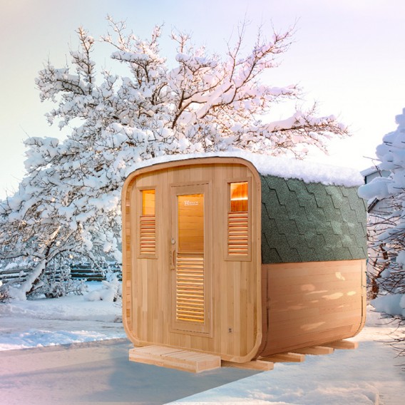 Sauna exterior de vapor Gaïa Nova